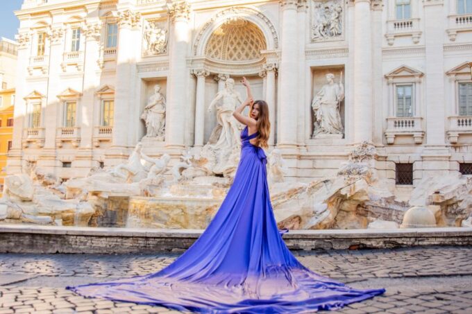 Rome: Flying Dress Photoshoot at Trevi Fountain - Cancellation and Refund Policy