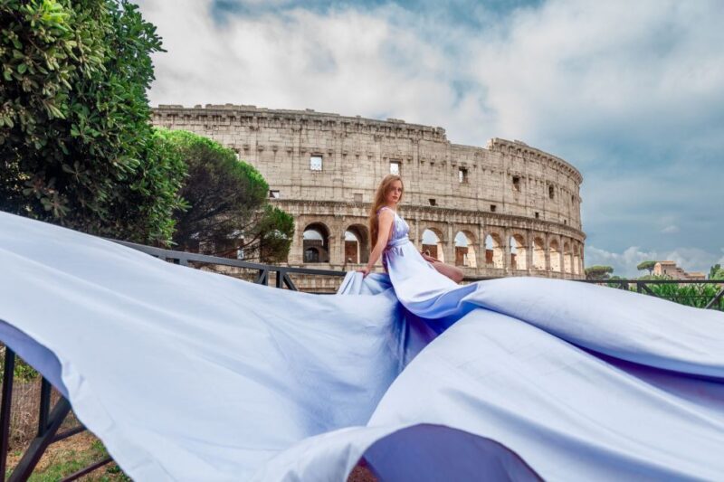 Rome: Flying Dress Professional Photoshoot - Meeting Point and Duration