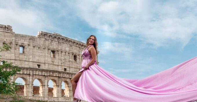 Rome: Flying Dress Professional Photoshoot - Photographers Expertise