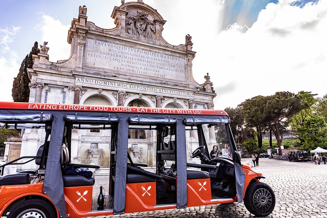 Rome Golf Cart Night Drinks & Bites Tour With Eating Europe - Meeting and Pickup Information