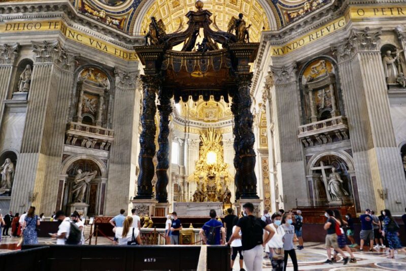 Rome: Guided Tour of St. Peters Basilica, Grottoes & Square - Important Guidelines