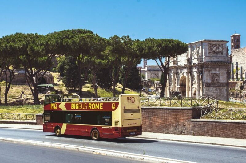 Rome: Hop-On Hop-Off Bus and Optional Cruise Port Transfer - Tour Features and Amenities