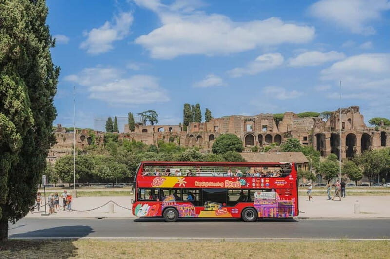 Rome Hop on Hop off Tour From Civitavecchia by Train - Key Points
