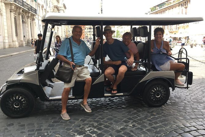 Rome in Golf Cart 4 Hours History & Have Fun - Duration and Departure Times