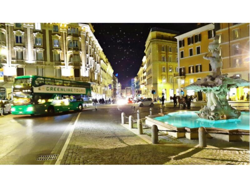 Rome: Nighttime Tour by Open-Top Bus With Tasting Stop - Tasting Experience at Piazza Thorvaldsen