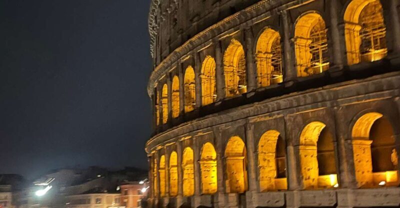 Rome: Nighttime Tour Outside the Colosseum With Local Guide - Overview of the Nighttime Tour