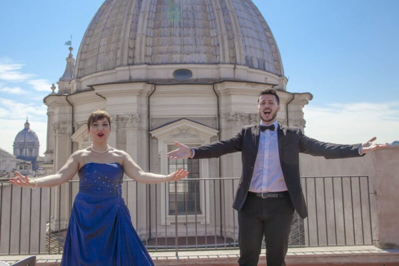 Rome: Open Air Opera Concert With Aperitif on Navona Terrace - Intimate Audience Experience