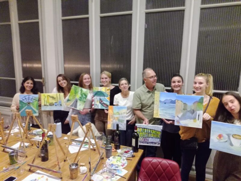 Rome | Paint & Sip in Piazza Navona - Social and Artistic Experience