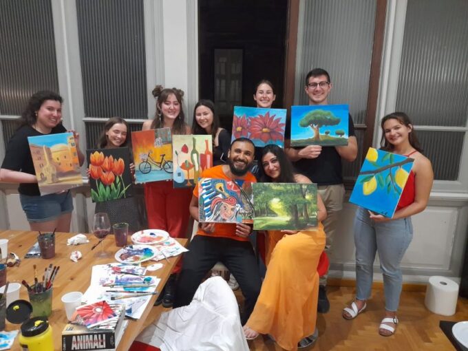 Rome | Paint & Sip in Piazza Navona - Cancellation Policy