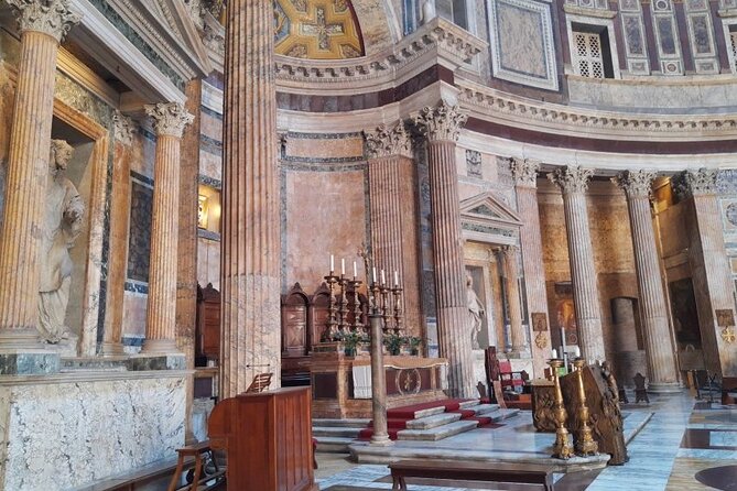 Rome: Pantheon Skip-The-Line Entry Ticket With Audio Guide - Architectural Highlights