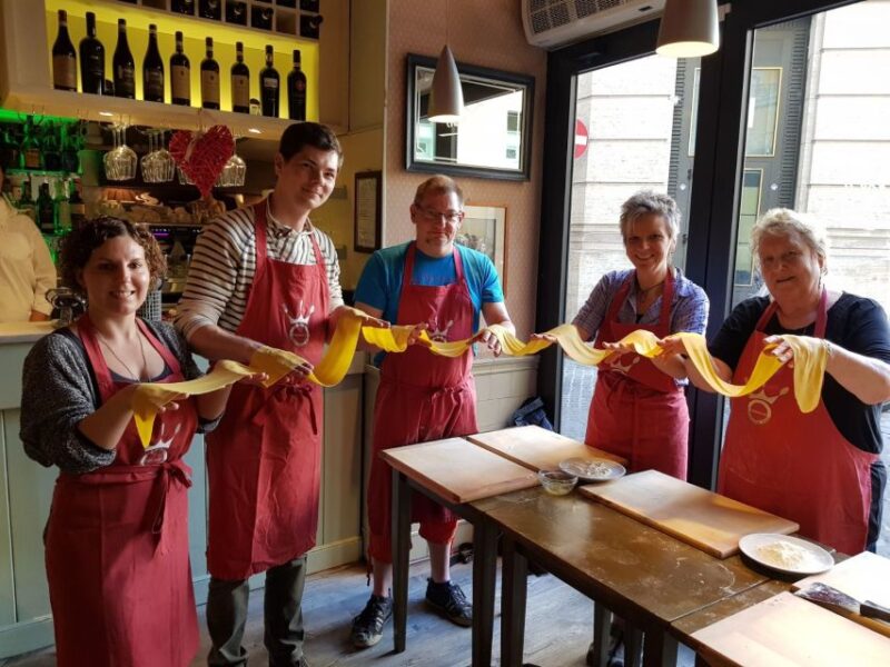 Rome: Pasta Making Workshop With Lunch - Inclusives