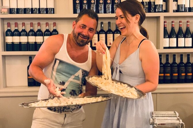 Rome Pasta & Tiramisu Making Class With Fine Wine - Inclusions and Amenities