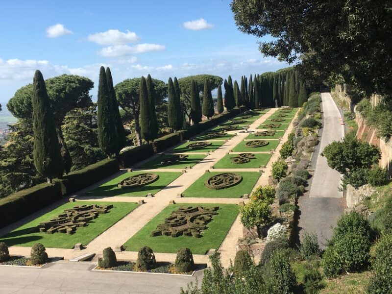 Rome: Pontifical Villa Gardens at Castel Gandolfo Minibus - Important Visitor Information
