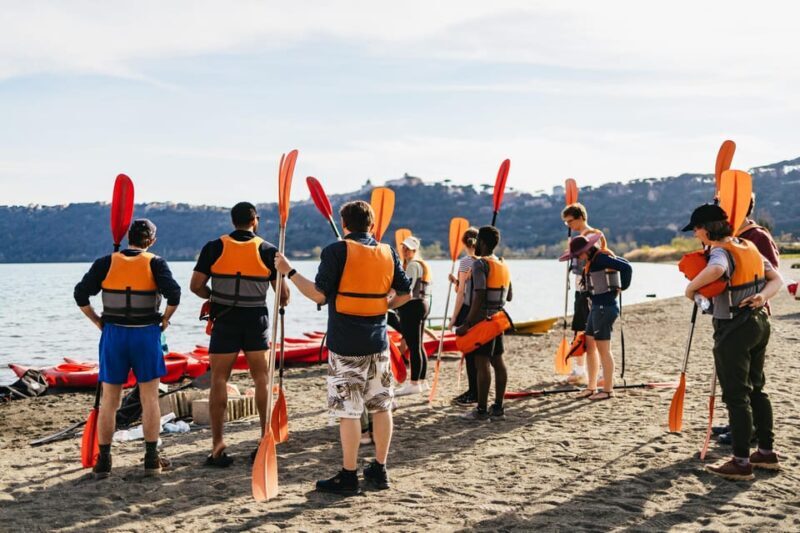 Rome: Popes Lake, Kayak Tour With Swimming & Roman Pizza - Inclusions and What to Bring