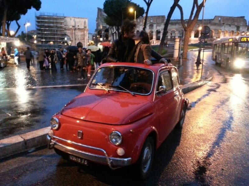 Rome: Romantic Night Tour by Classic Fiat 500 - Tour Features
