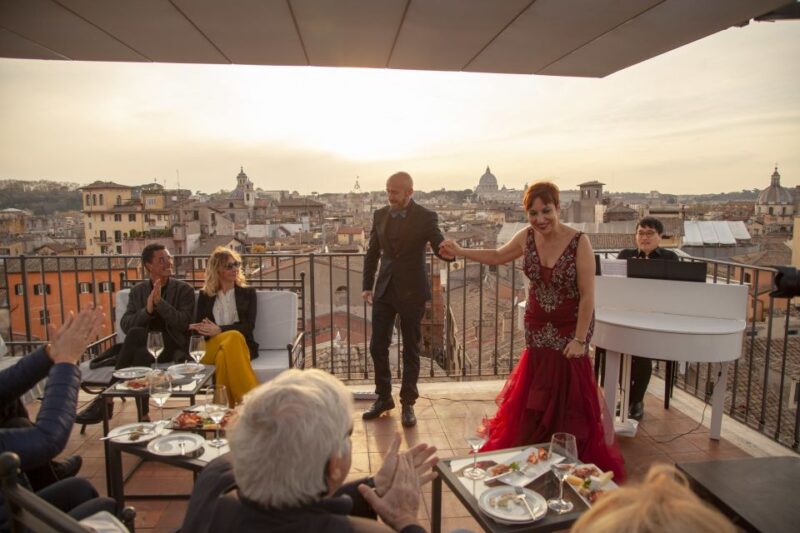 Rome: Rooftop Bar Opera Show - Opera Performance