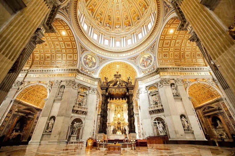Rome: St Peters Basilica & Crypts Tour With Optional Dome - Key Points