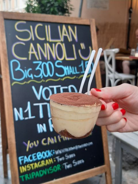 Rome: Street Food Tour With Pizza, Tiramisu, and Coffee - Key Points