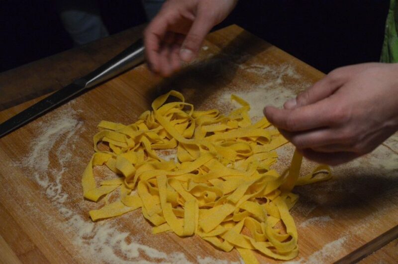 Rome: Traditional Pasta Cooking Class With Tiramisu and Wine - Pasta and Tiramisu Making
