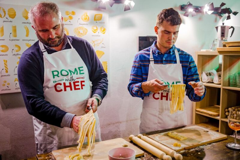 Rome: Traditional Pasta With Cocktails Drunken Cooking Class - Key Points