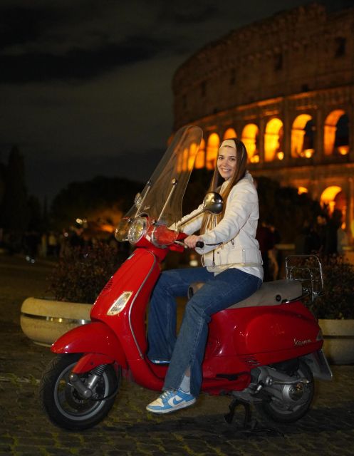Rome: Vespa Scooter Night Tour With Pro Photographer - Inclusions