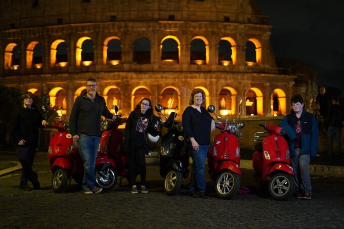 Rome: Vespa Scooter Night Tour With Pro Photographer - Starting Location