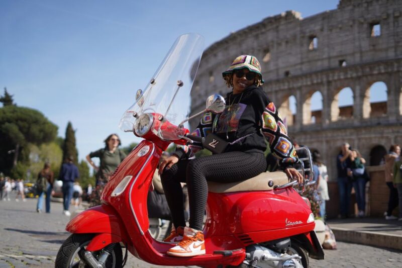 Rome: Vespa Sightseeing Tour With 25 Professional Pictures - Tour Features