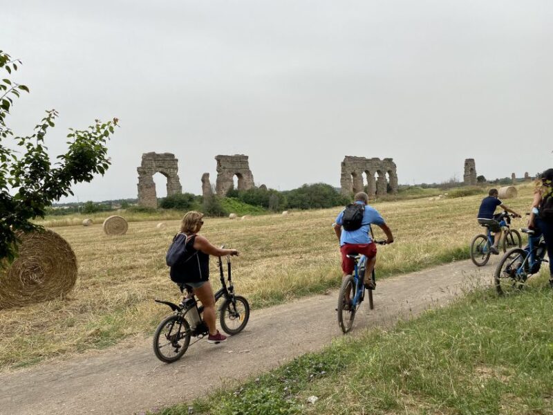 Rome:Appian Way E-Bike Tour With Catacombs, Aqueducts & Food - Appian Way Cycling
