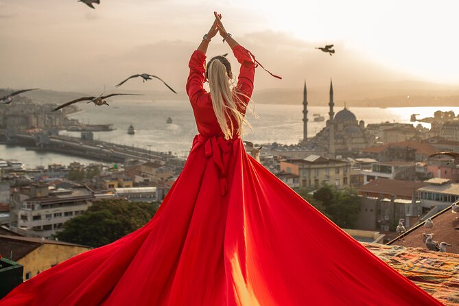 Rooftop Flying Dress Photo Shoot in Istanbul - Meeting and Pickup Instructions