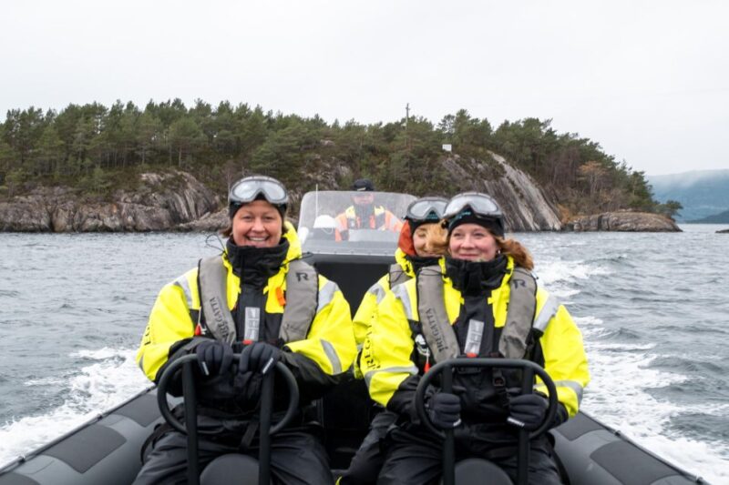 Rosendal Majesty: Exclusive RIB Adventure in Hardangerfjord - Iconic Floating Artwork