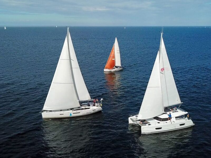 Rostock: Half-Day, Full-Day or Sunset Catamaran Cruise - Skilled Skipper and Sailing Coach