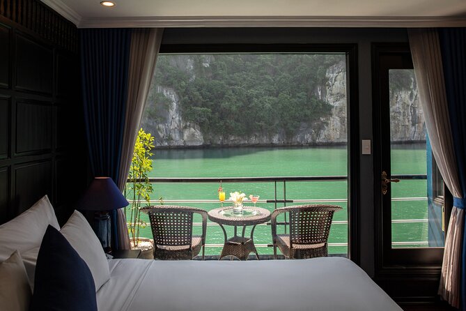 Rosy Cruise 3 Days Explore Halong Bay Lan Ha Bay Private Balcony - Tai Chi and Cooking Classes