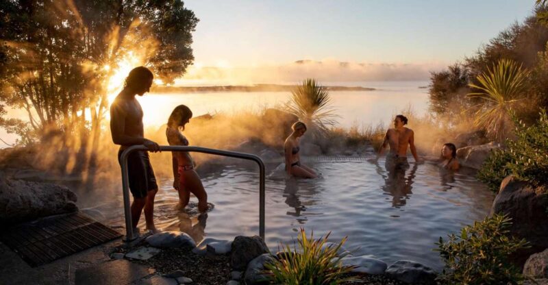 Rotorua Lake: Deluxe Lake Spa Geothermal Hot Spring Bathing - Capacity and Accessibility
