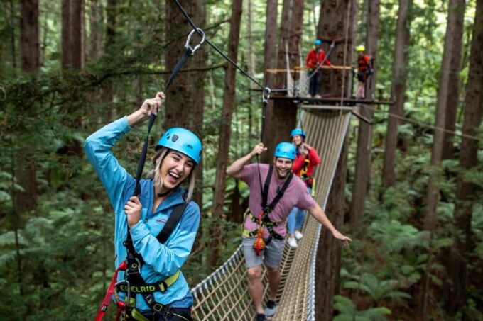 Rotorua: Redwoods Altitude High Ropes Adventure - Duration and Group Size