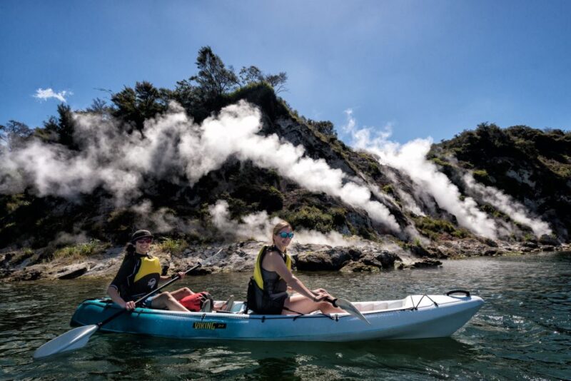 Rotorua: Waimangu Valley Walk and Steaming Cliffs Kayak Tour - Itinerary and Experience