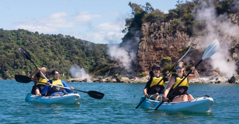 Rotorua: Waimangu Valley Walk and Steaming Cliffs Kayak Tour - Included Features