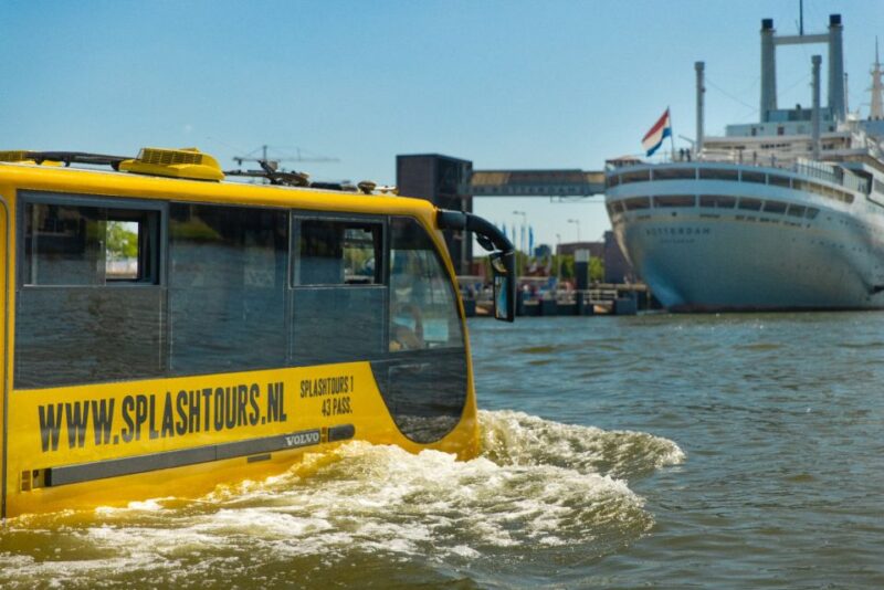 Rotterdam: 1-Hour Sightseeing Splash Tour - Tour Experience