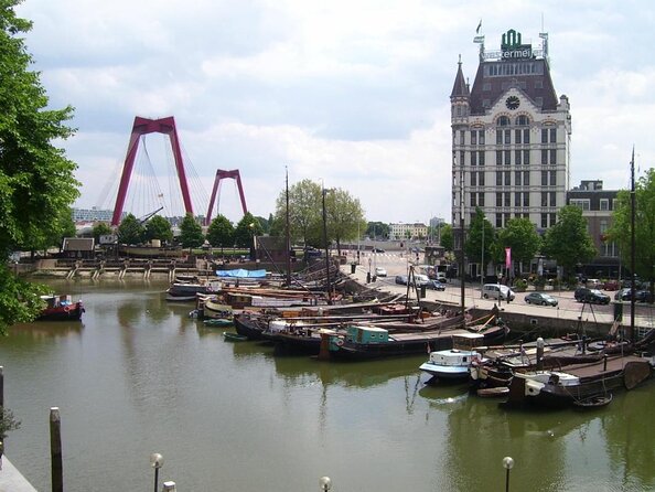 Rotterdam in Half a Day: All-Inclusive, Authentic Private Tour of Rotterdam - Crossing the Luchtsingel Bridge