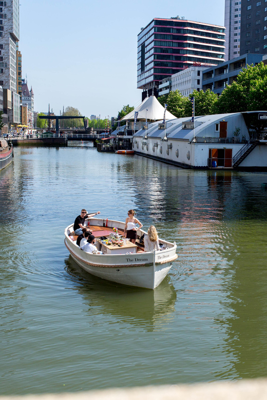 Rotterdam: Maritime District Open Boat Cruise With 1 Drink - Key Points