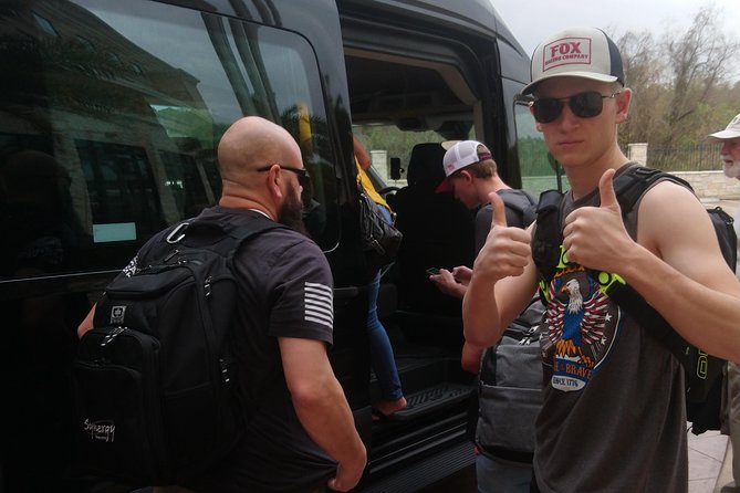 Round Trip 10 PAX Private Shuttle IAH Airport Houston- Galveston. - Key Points