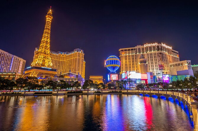 Round Trip Private Transfer Las Vegas Airport to Las Vegas by Limo MB Sprinter - Champagne and Bottled Water