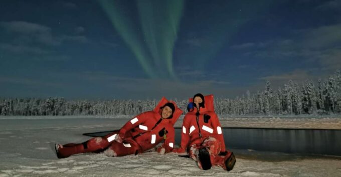 Rovaniemi: Arctic Ice Floating and Northern Lights Tour - Pickup and Transportation