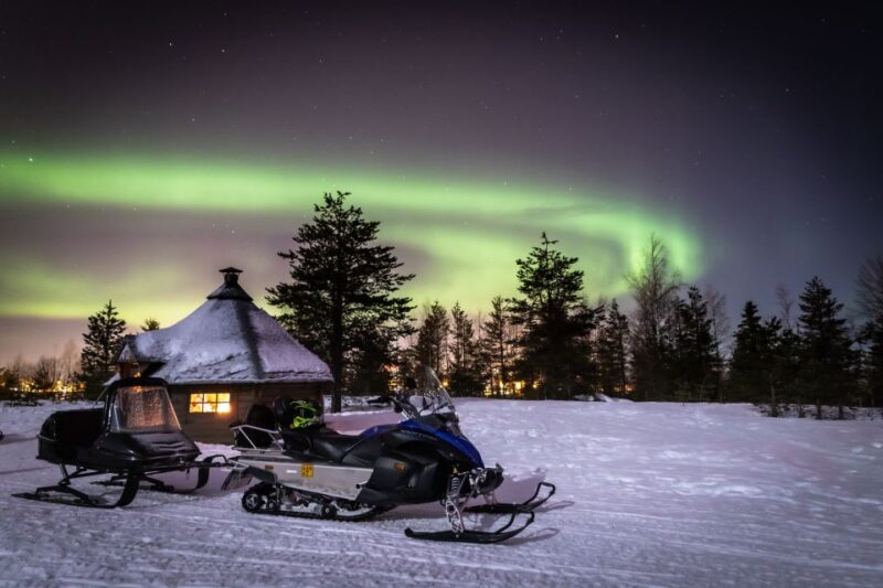Rovaniemi: Aurora Borealis Snowmobile Safari With Campfire - Snowmobile Ride Through Wilderness