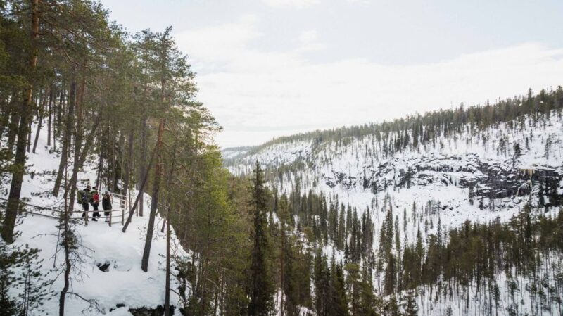 Rovaniemi: Frozen Waterfalls of Korouoma Canyon Hike - Campfire Experience