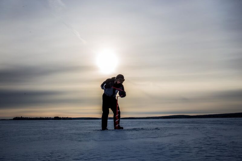 Rovaniemi: Ice Fishing on a Frozen Lake - Group Size and Language