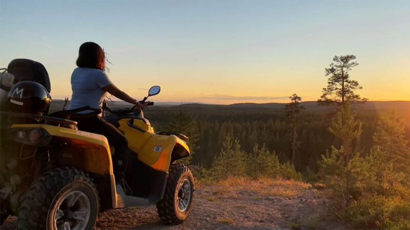 Rovaniemi: Midnight Sun, ATV Ride During The Golden Hour - Adventuring Under the Midnight Sun