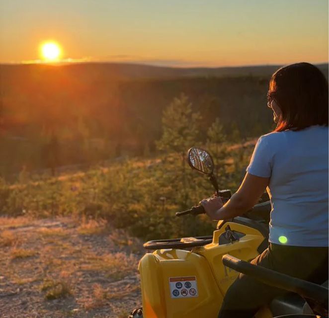 Rovaniemi: Midnight Sun, ATV Ride During The Golden Hour - Capturing the Golden Hour Landscapes
