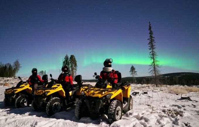Rovaniemi: Northern Lights Quad Bike Tour - Searching for Northern Lights