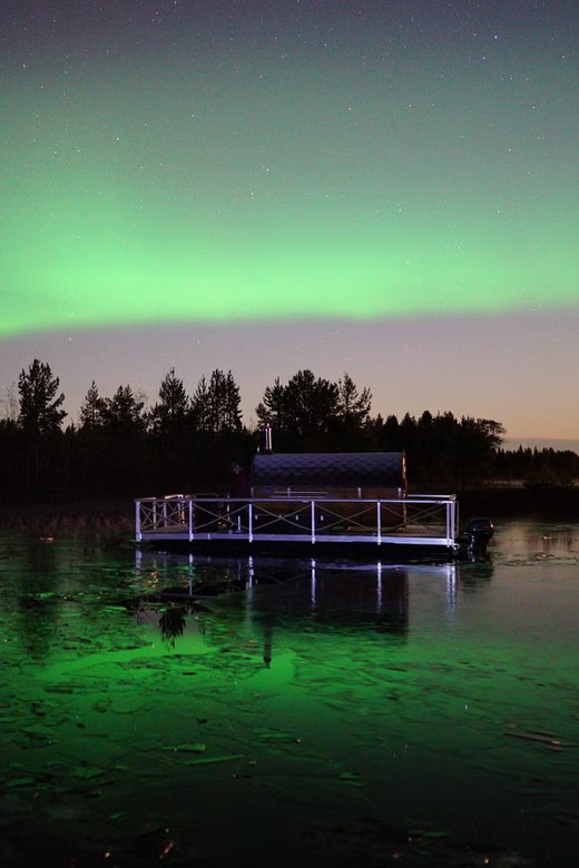 Rovaniemi: Northern Lights Trip With Sauna Boat - Pickup and Drop-off
