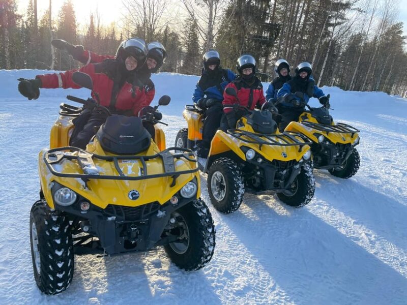 Rovaniemi: Quad Bike Ride and Ice Fishing - Departure and Availability